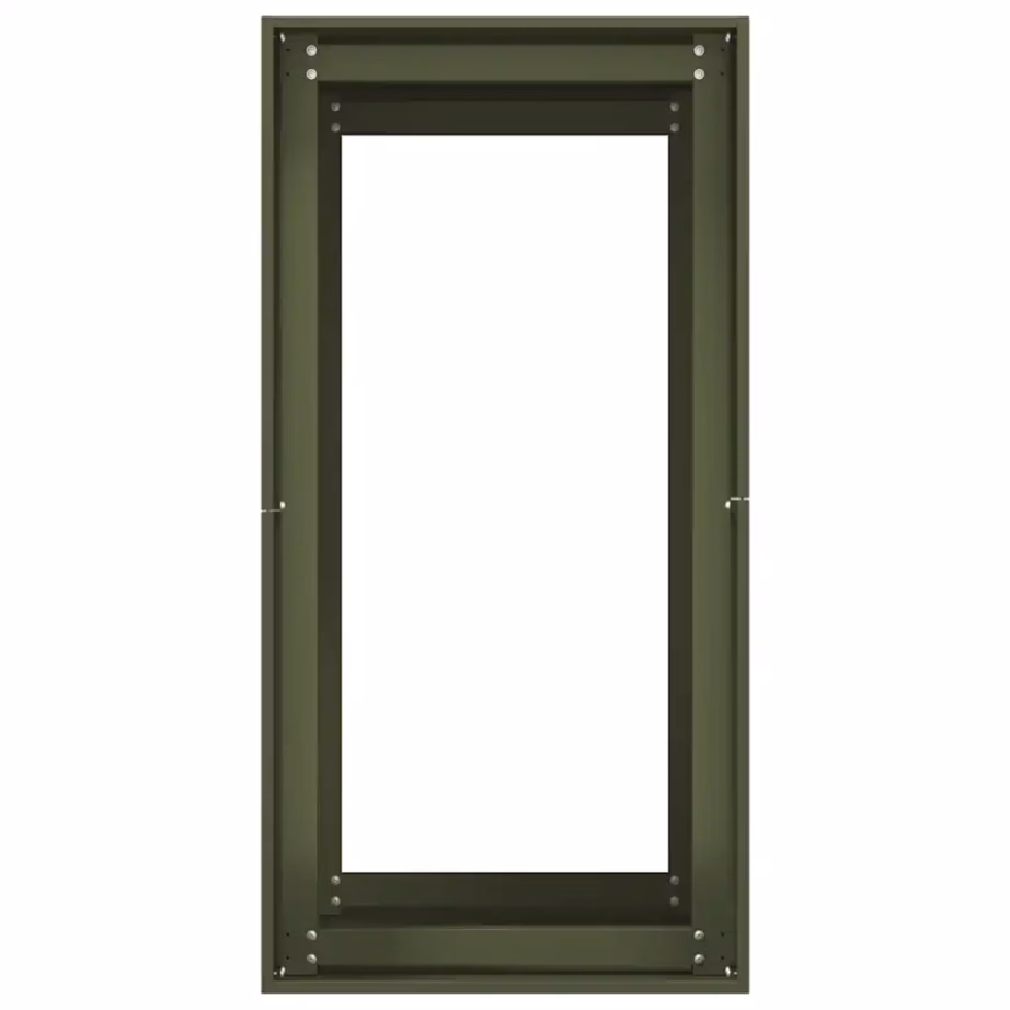 Aia taimekast, oliiviroheline külmvaltsitud teras, avatud põhjaga, 40 x 80 x 80 cm – 5