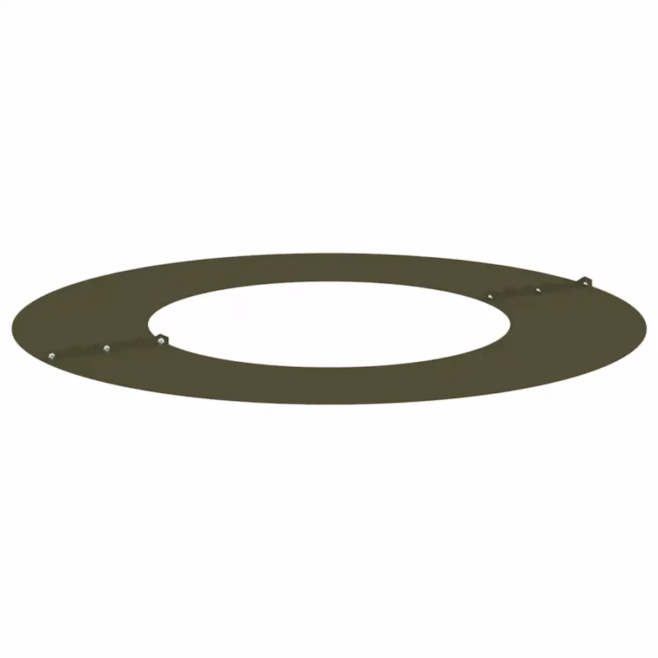 Lame terasest puu rõngas, 5 tk, oliiviroheline, Ø40/70 cm – 4