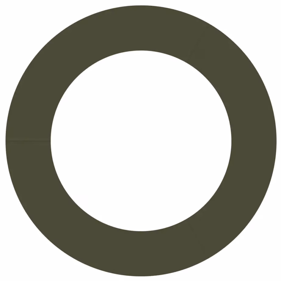 Oliiviroheline terasest puuring puu aluse kaitseks, Ø60/90 cm – 5