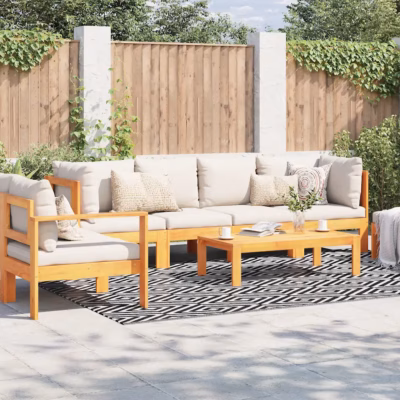 Õuevaip ARAKIL jacquard-mustriga, valge ja must, 190 x 290 cm, polüpropüleen