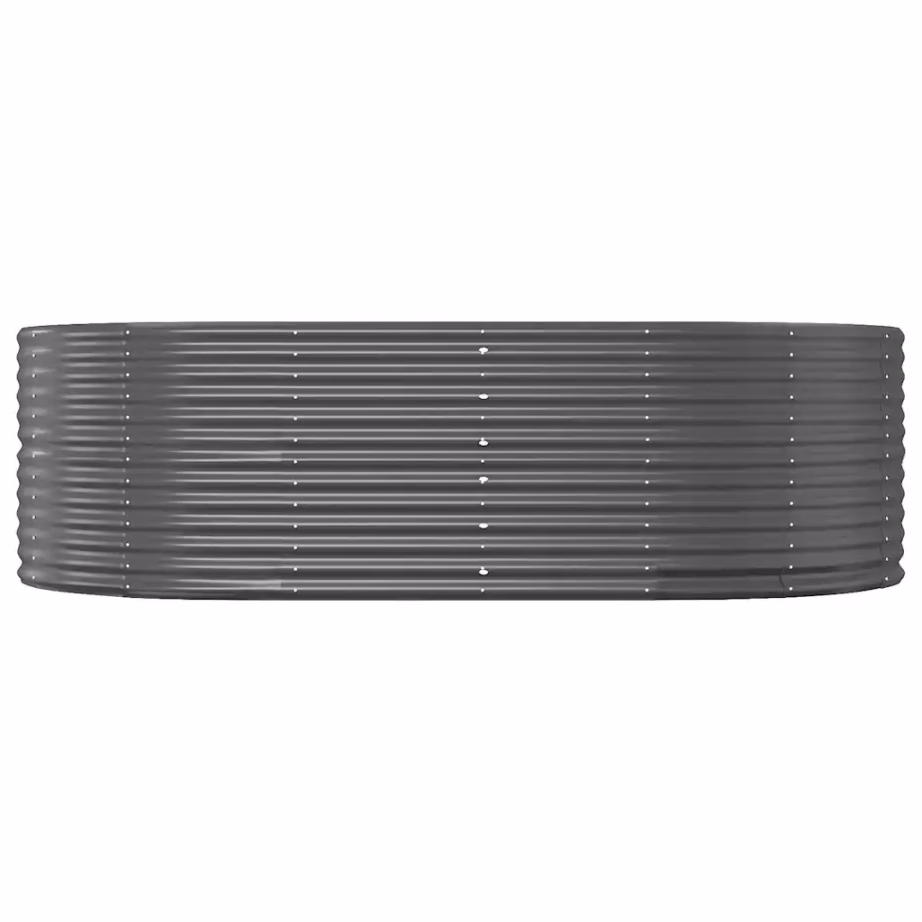 Ovaalne aiapeenar, antratsiithall tsingitud teras, 212 x 140 x 68 cm – 3