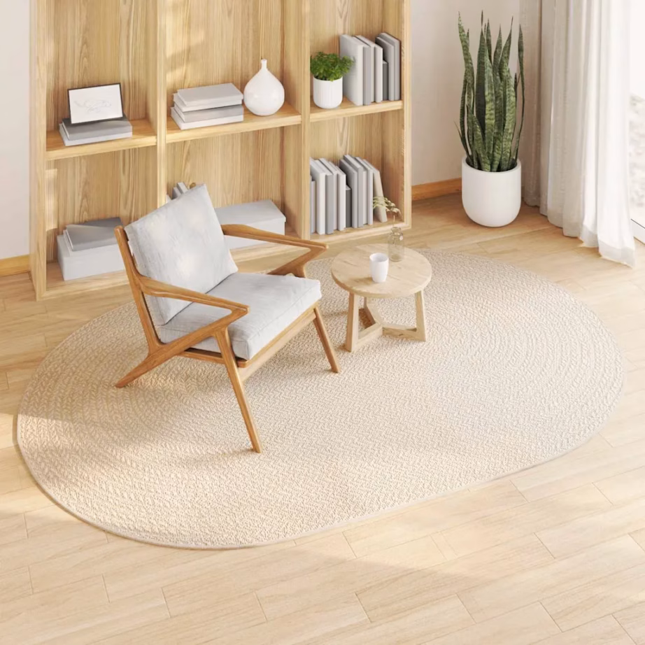 Ovaalne välivaip Zizur, kreemjas polüpropüleen, 230 x 160 cm – 3