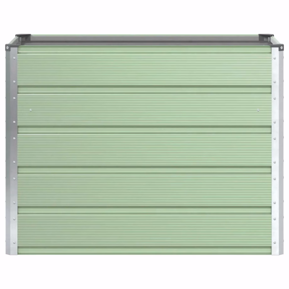 Tsingitud terasest taimekast, pastellroheline, 100 x 50 x 77 cm – 4