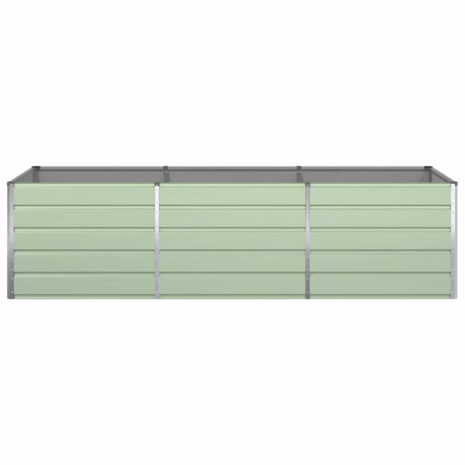 Pastellroheline tsingitud terasest taimekast, 290 x 100 x 75 cm – 5