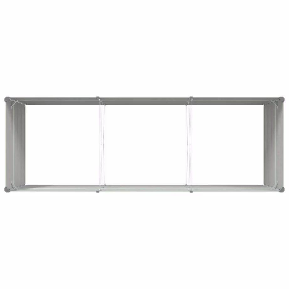 Pastellroheline tsingitud terasest taimekast, 290 x 100 x 75 cm – 7