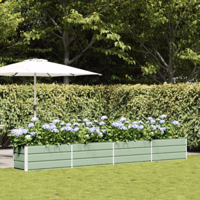 Pastellroheline tsinkterasest taimekast 480 x 50 x 45 cm