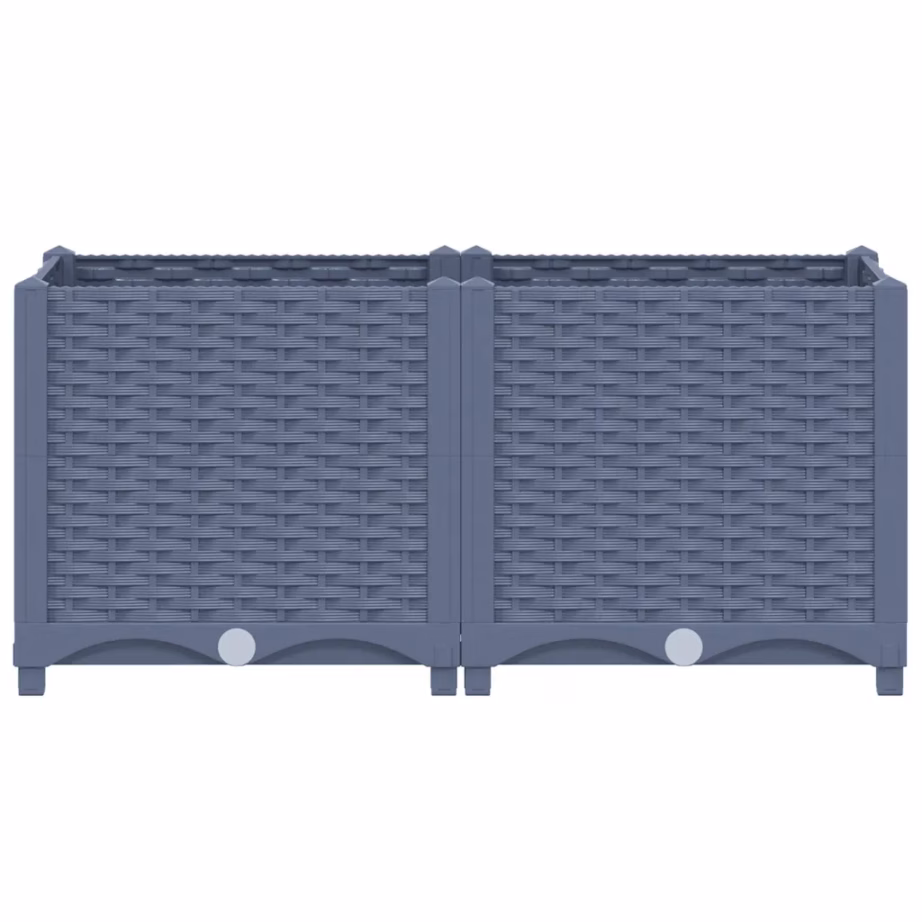 Polüpropüleenist taimekast, sinakashall, 80 x 40 x 38 cm – 3