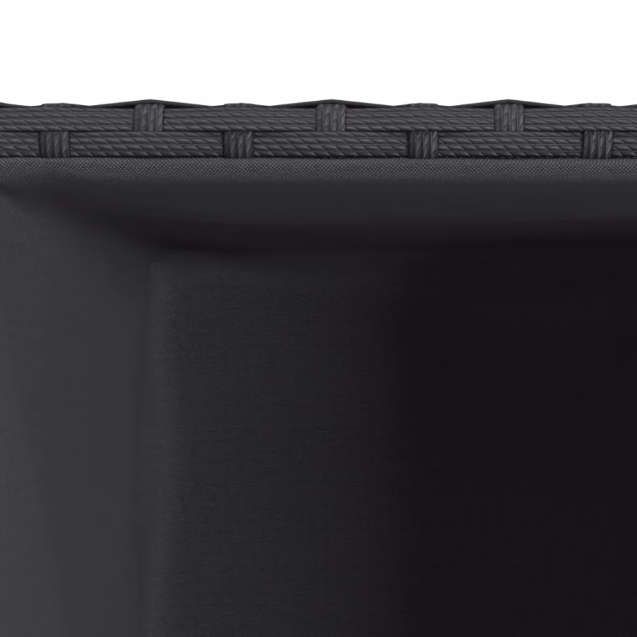 Kõrged polürotangist aia taimekastid, 2 tk, must, 40 x 40 x 80 cm – 10