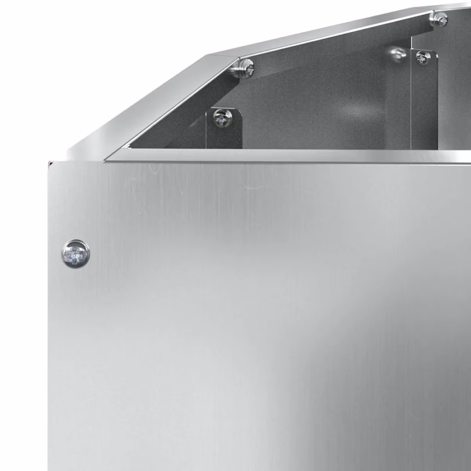 Poolringikujuline taimekast, hõbedane tsingitud teras, 90 x 45 x 50 cm – 9