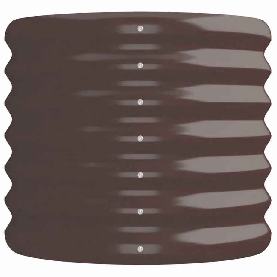 Aia taimelava galvaniseeritud terasest, pruun, 224 x 40 x 36 cm – 4