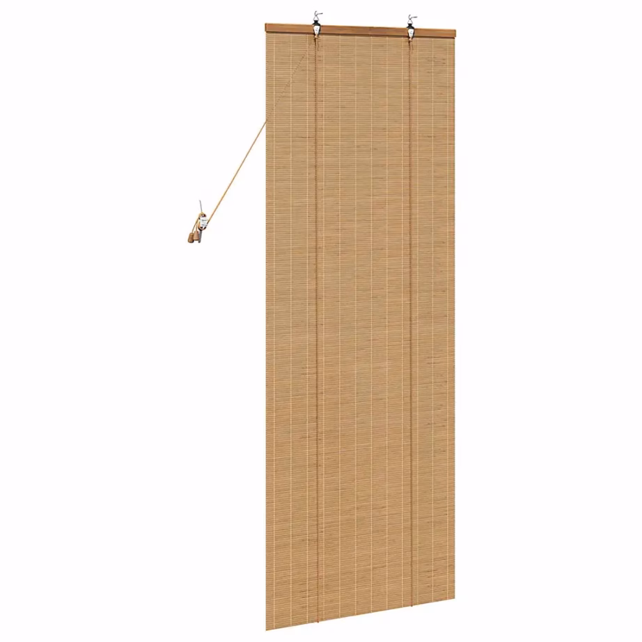 Pruun bambusest rulookardin valguse filtreerimiseks, 60 x 160 cm – 5