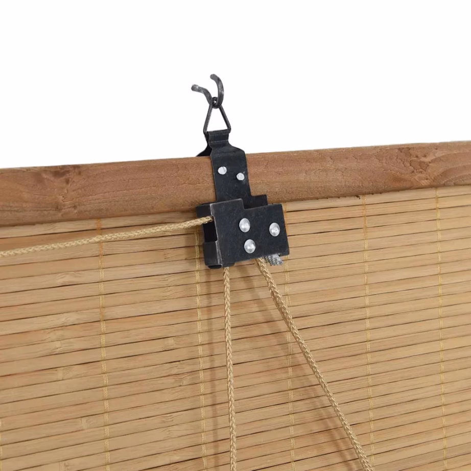 Pruun bambusest rulookardin valguse filtreerimiseks, 60 x 160 cm – 7