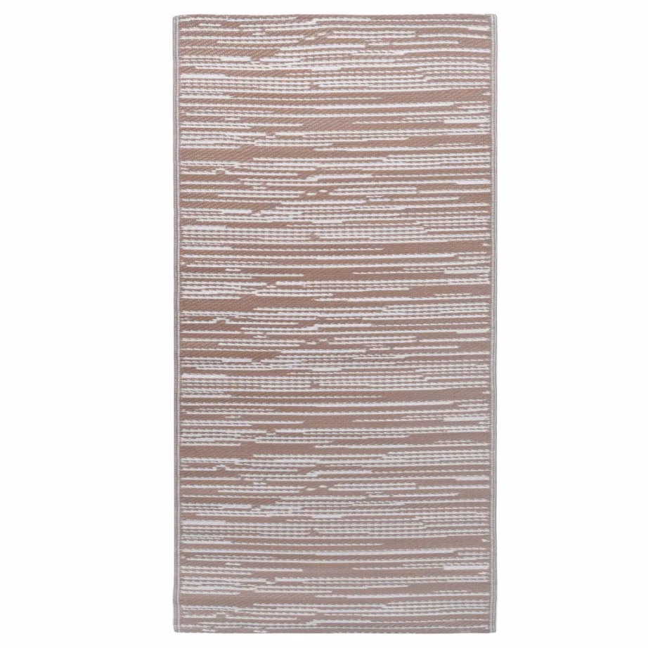 Pruun õuevaip ARAKIL, jacquard-mustriga, 120 x 180 cm, polüpropüleenist – 2