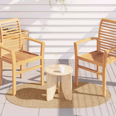 Pruun ovaalne välivaip Zizur, polüpropüleen, 150 x 80 cm