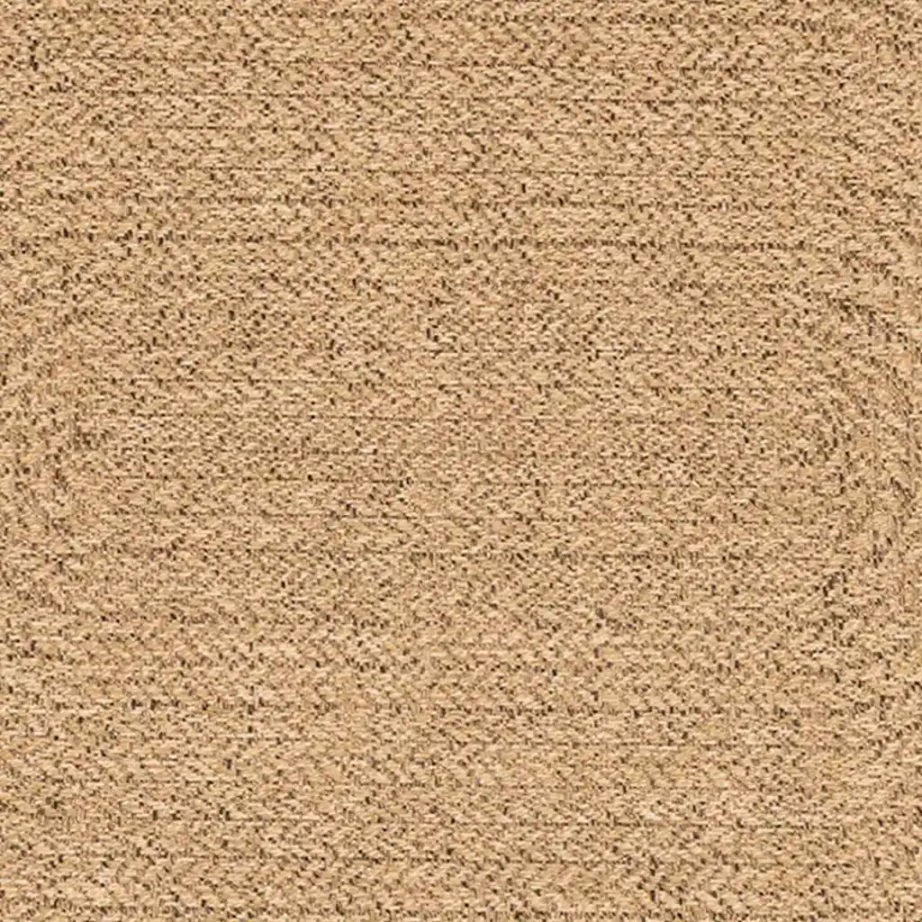 Pruun ovaalne välivaip Zizur, polüpropüleen, 150 x 80 cm – 9