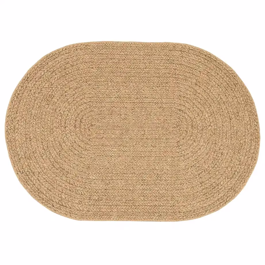 Pruun ovaalne välivaip Zizur, polüpropüleen, 200 x 140 cm – 2