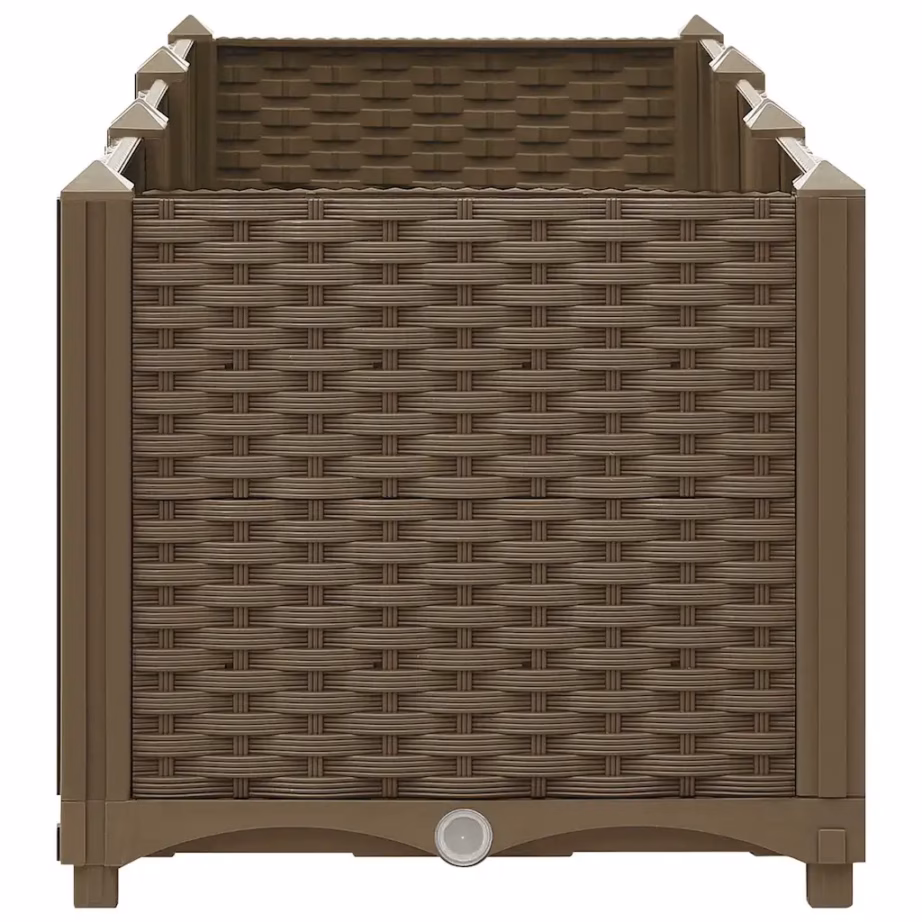 Pruun polüpropüleenist kõrgpeenar 120 x 40 x 38 cm – 5