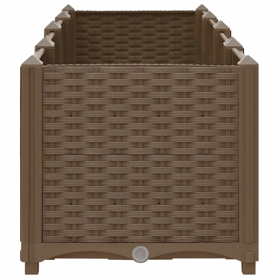 Pruun polüpropüleenist kõrgpeenar 160 x 40 x 38 cm – 5