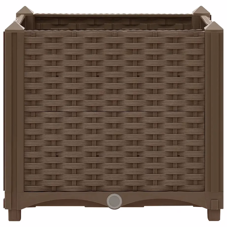 Pruun polüpropüleenist taimekast, 40 x 40 x 38 cm – 4