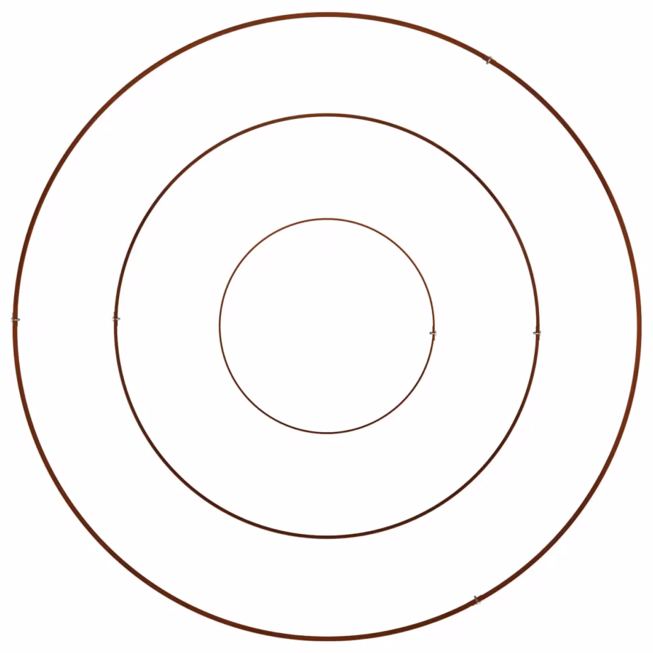 Terasest aiapott pruun, 90 x 90 x 20 cm, välitingimustesse – 8
