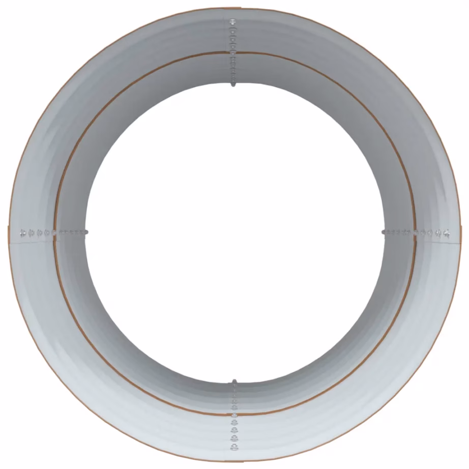 Kõrge aiapeenar, pruun teras, 80 x 80 x 81 cm – 7