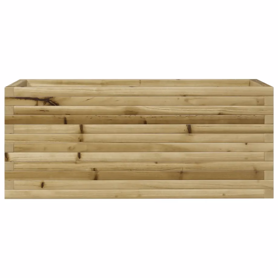 Puidust aia taimekast, pruun, survetöötlusega männipuit, 110 x 40 x 45,5 cm - 5