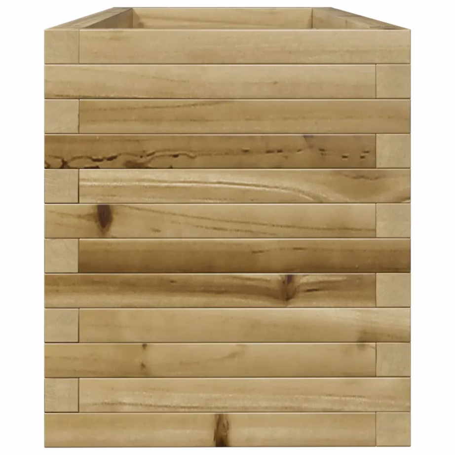 Puidust aia taimekast, pruun, survetöötlusega männipuit, 110 x 40 x 45,5 cm - 6