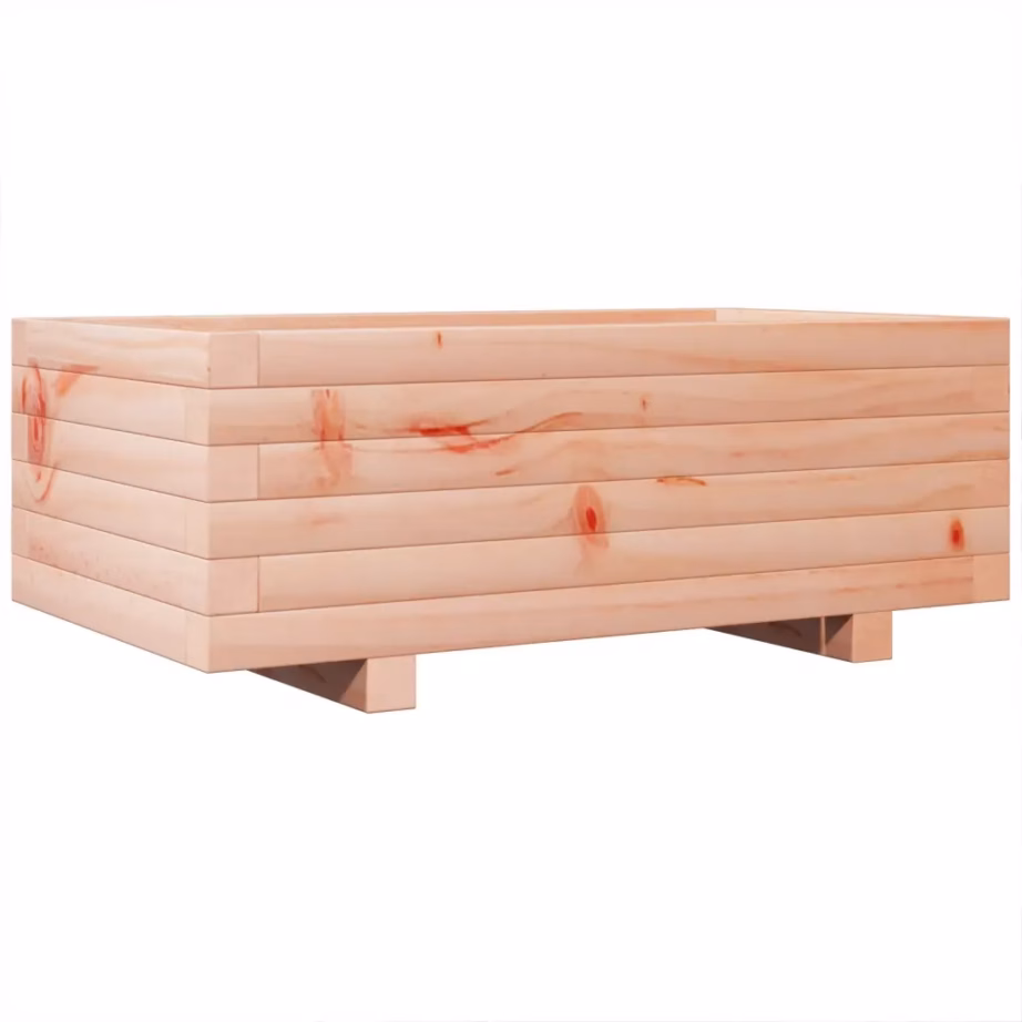 Puidust aia taimekast, ebatsuuga puit, 70 x 40 x 26,5 cm – 7