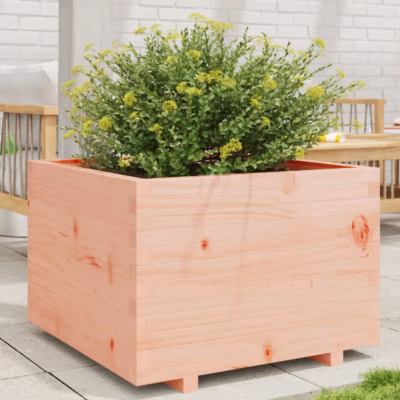 Puidust aia taimekast ebatsuugast, 70 x 70 x 49,5 cm