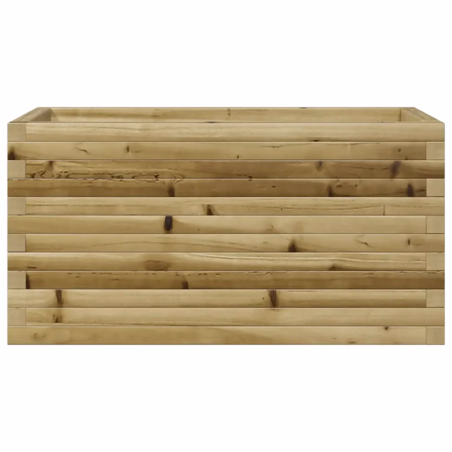 Puidust aia taimekast avatud põhjaga, pruun survetöödeldud männipuit, 90 x 40 x 45,5 cm – 5