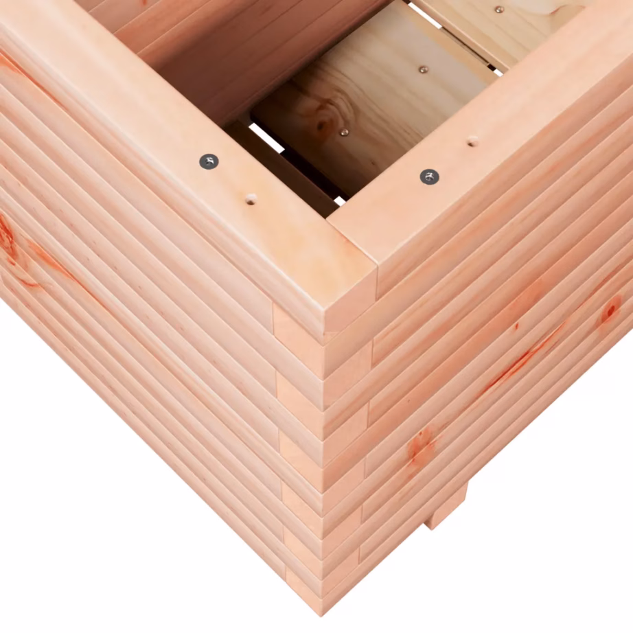 Puidust aia taimekast 90 x 40 x 49,5 cm, töötlemata ebatsuugapuidust – 8