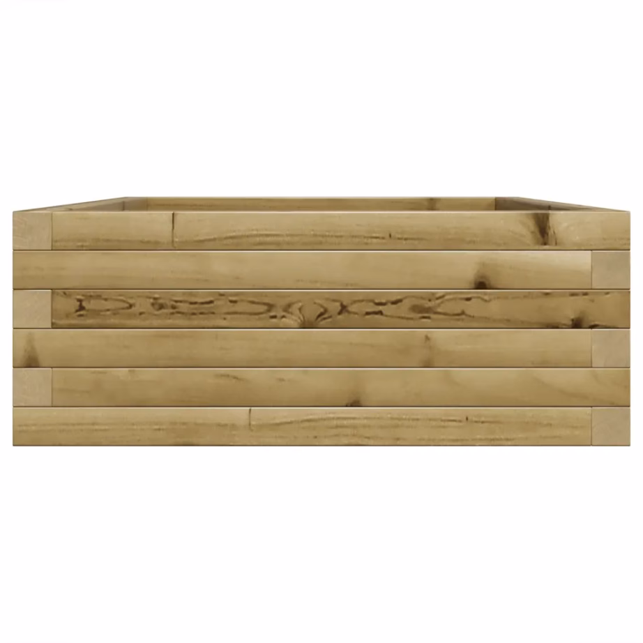 Aia taimekast immutatud männipuidust, pruun, 90 x 60 x 23 cm – 6