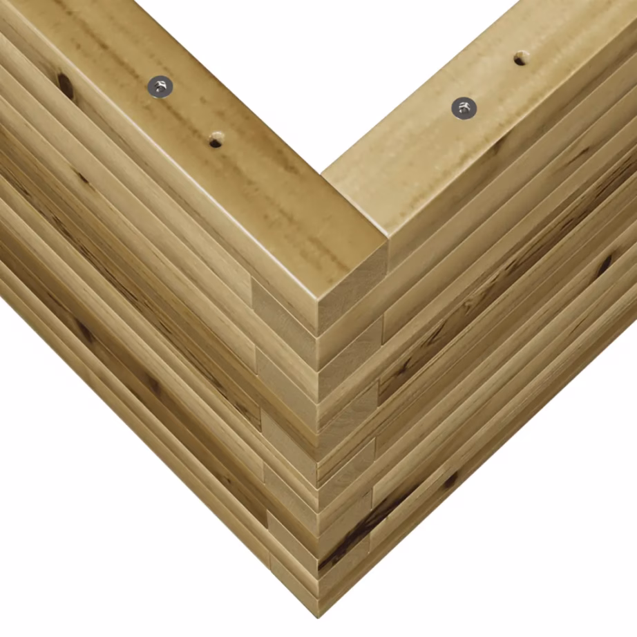Puidust aia taimekast, immutatud männipuit, 90 x 60 x 45,5 cm – 8