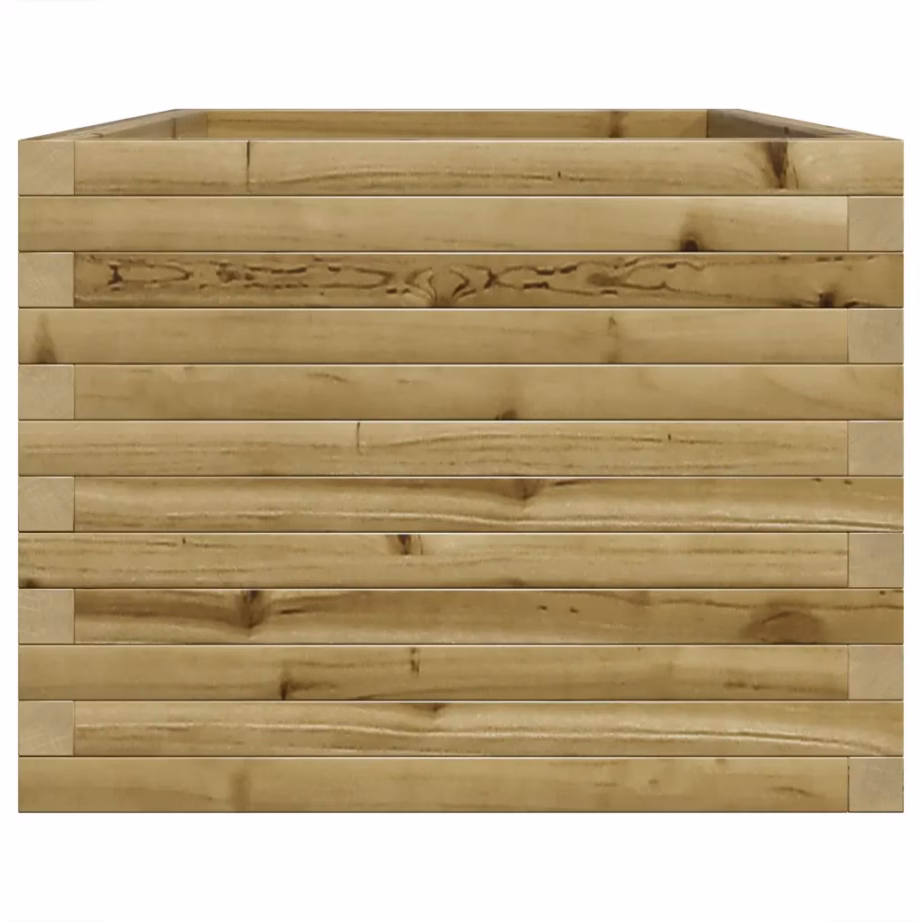 Puidust aia taimekast, 90 x 60 x 46 cm, survetöötlusega immutatud männipuit, pruun – 6