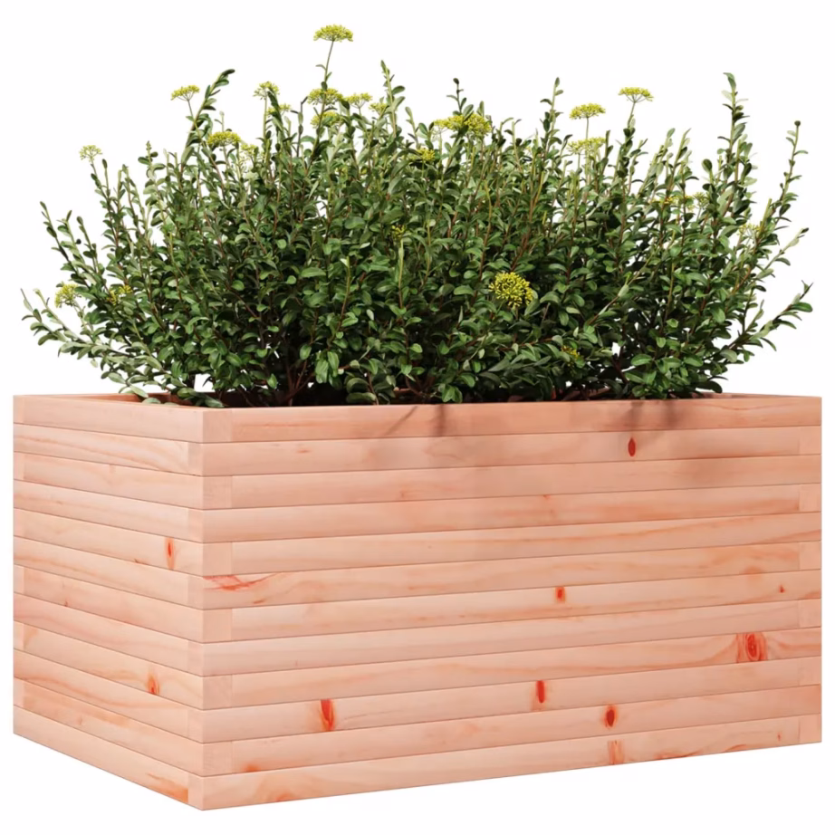 Puidust aia taimekast avatud põhjaga, ebatsuuga puit, 90 x 60 x 45,5 cm – 4