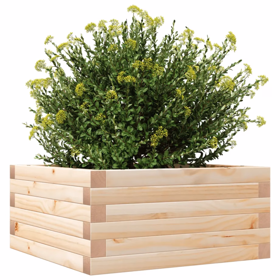 Männipuidust aia taimekast, pruun, 50 x 50 x 23 cm – 4