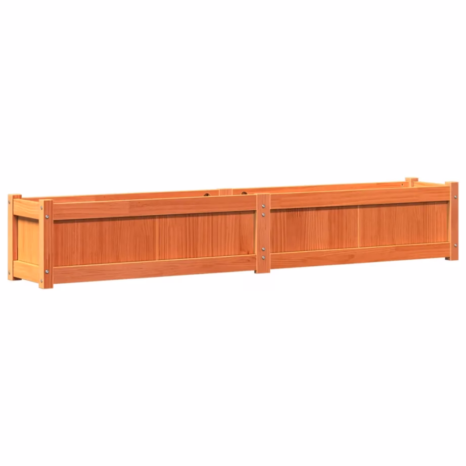 Aia taimekastid 2 tk, vahapruun männipuit, 180 x 31 x 31 cm – 8