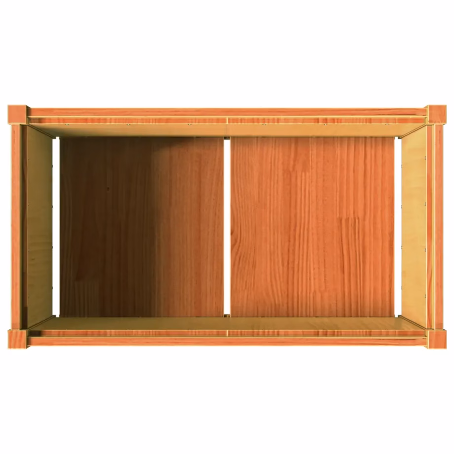 Aia taimekastid, 2 tk, vahapruun männipuidust, 90 x 50 x 50 cm – 9