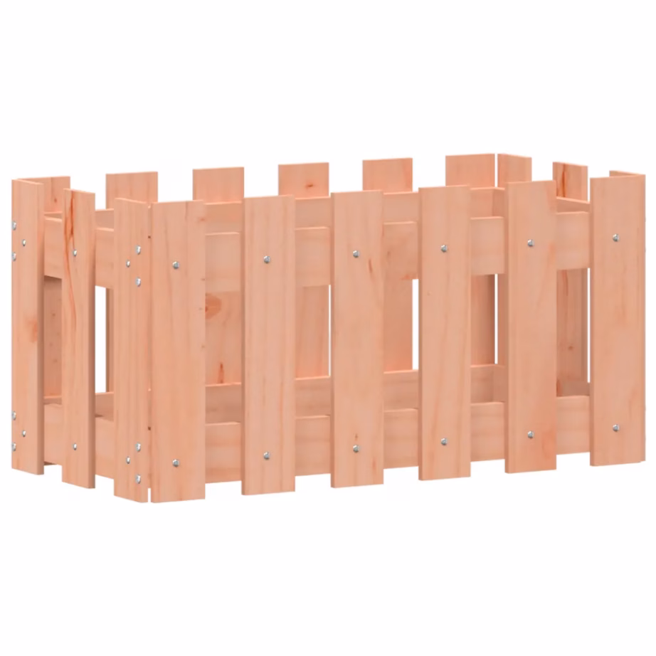 Puidust taimekast aia disainiga, 60 x 30 x 30 cm, töötlemata ebatsuugapuit – 4