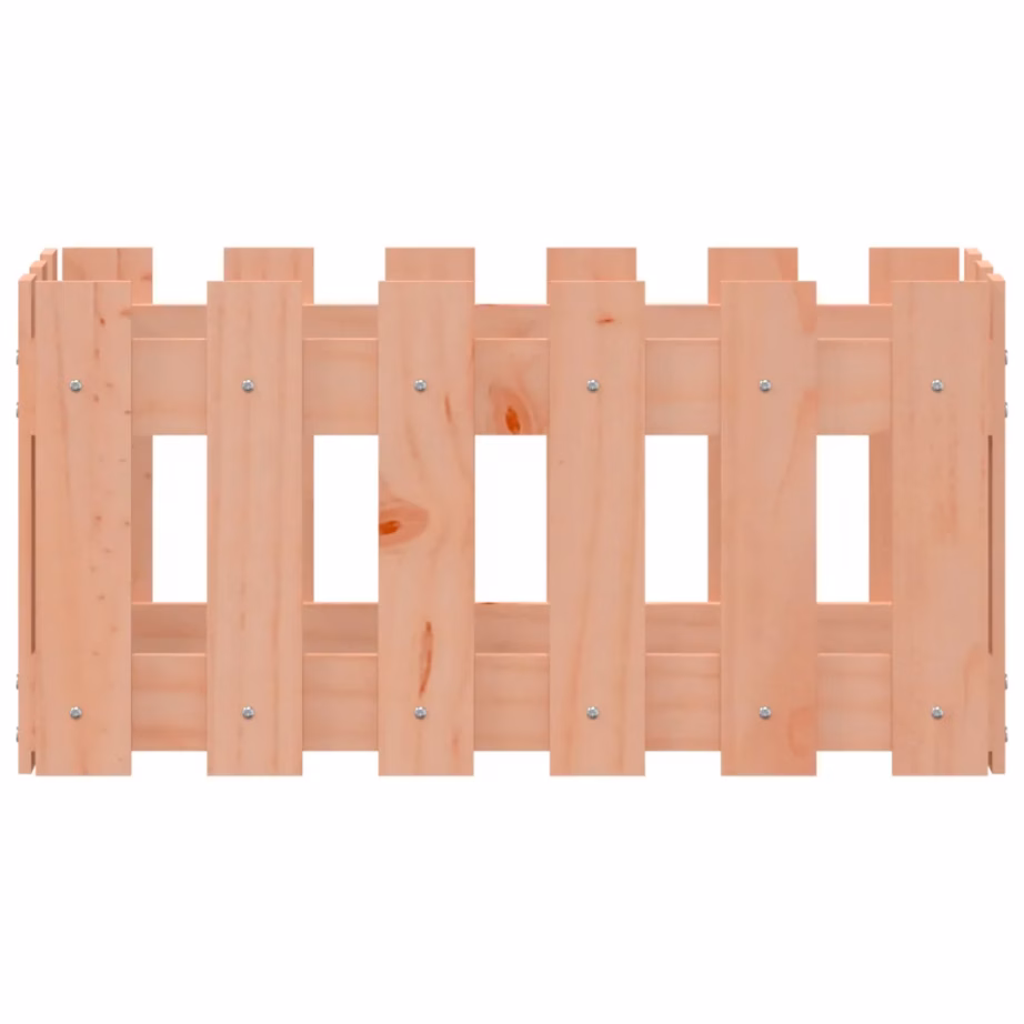 Puidust taimekast aia disainiga, 60 x 30 x 30 cm, töötlemata ebatsuugapuit – 5