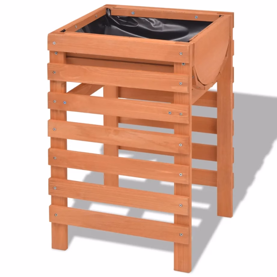 Hiina kuusepuidust taimekast panipaigaga, beež, 38 x 36 x 60 cm – 2