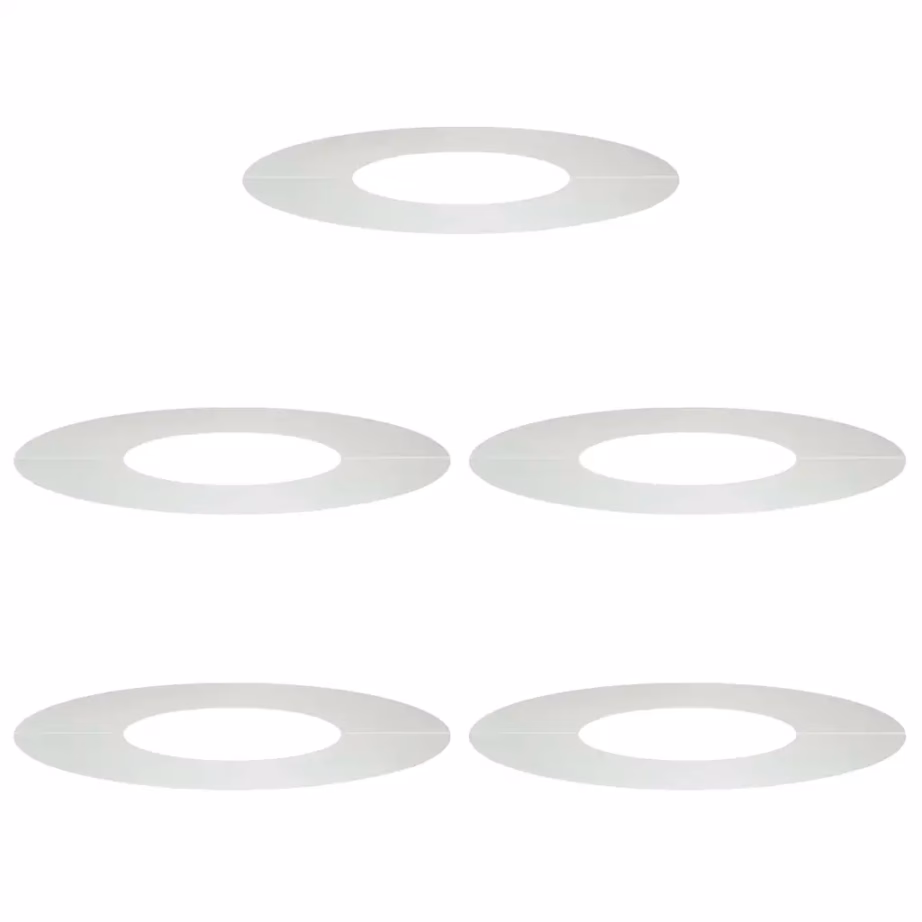 Tasapinnalised puualuse kaitserõngad, 5 tk, hõbedane tsingitud teras, Ø30/60 cm – 2