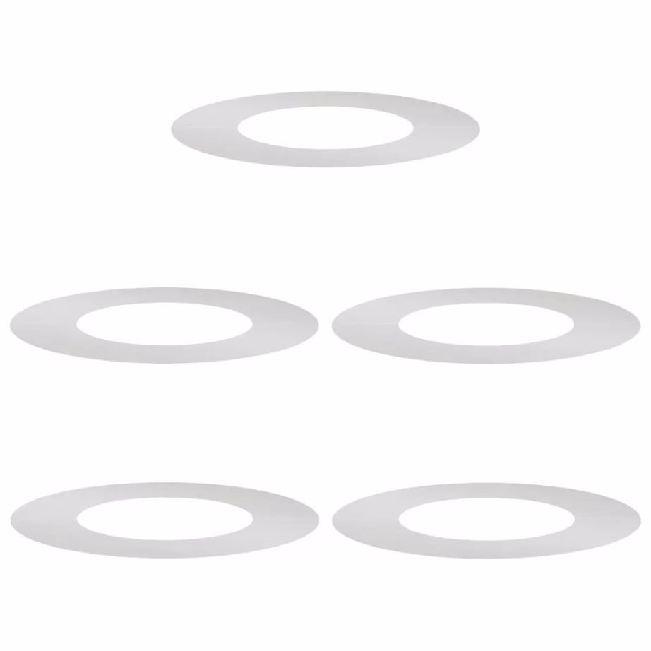 Hõbedased tsingitud terasest puutüverõngad, 5 tk, Ø40/70 cm – 2