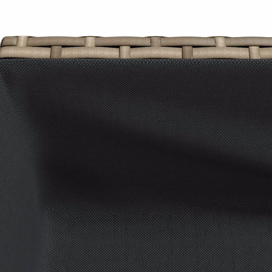 Riiuliga aia taimekast, hall polürotang, 70 x 28 x 70 cm – 9