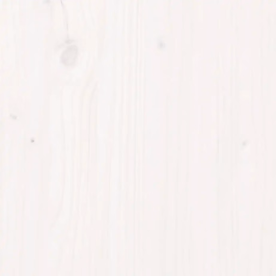 Riiuliga kõrgendatud taimekast, valge täismännipuit, 82,5 x 82,5 x 81 cm – 7