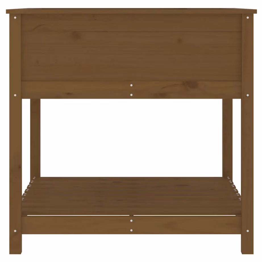 Riiuliga taimekast meekarva männipuidust, 82,5 x 82,5 x 81 cm – 6