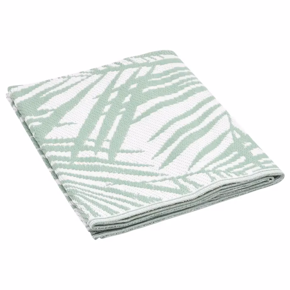 Roheline õuevaip ARAKIL jacquard-mustriga, 80 x 150 cm, polüpropüleen – 3