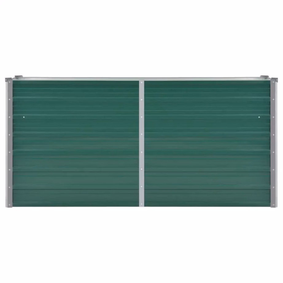 Metallist taimelava tsingitud terasest, roheline, 160 x 40 x 77 cm – 4