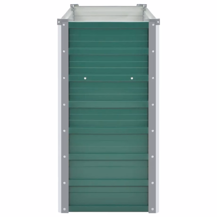 Metallist taimelava tsingitud terasest, roheline, 160 x 40 x 77 cm – 5