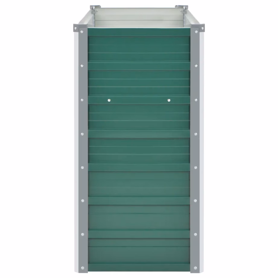 Roheline tsingitud terasest taimelava avatud põhjaga, 100 x 40 x 77 cm – 5